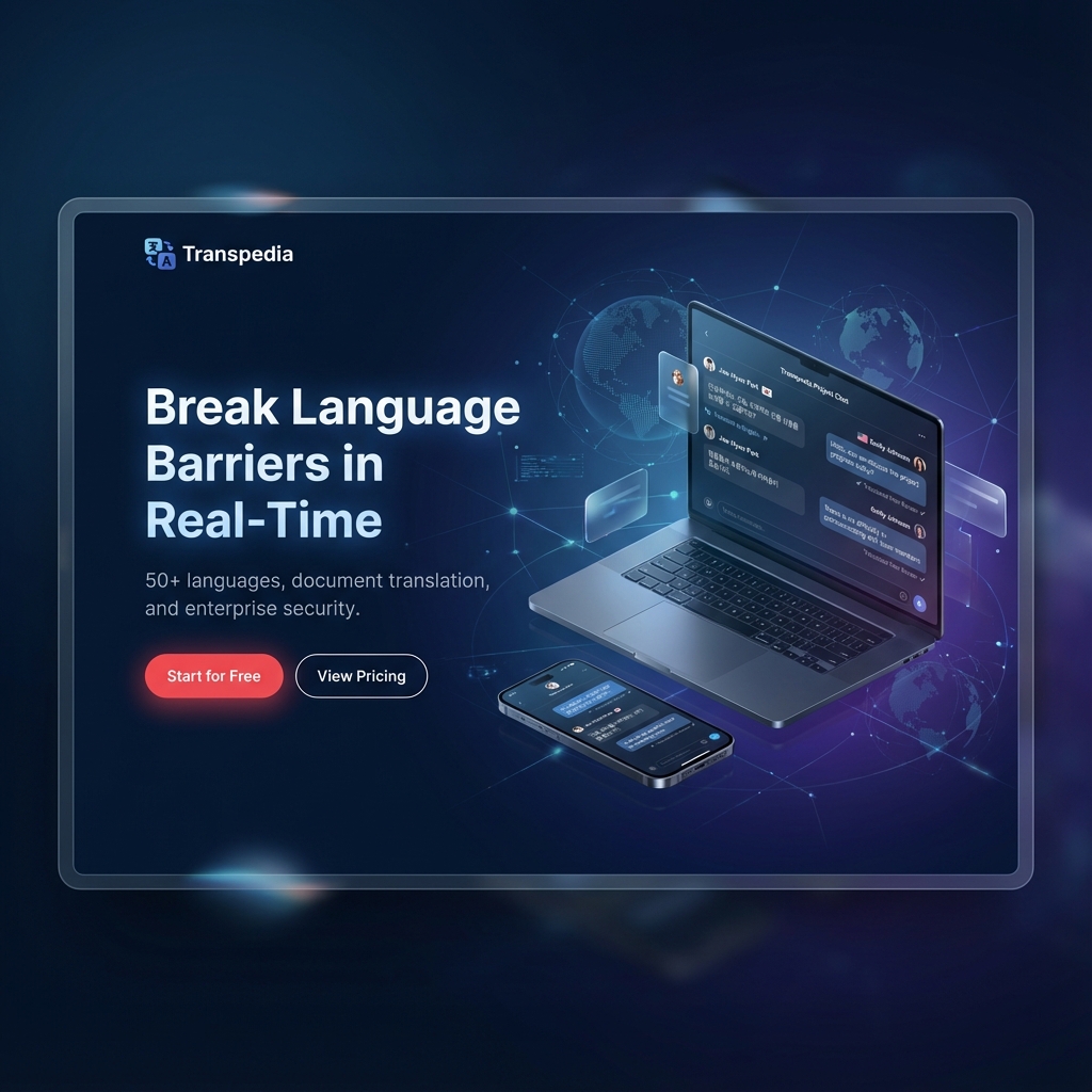 Transpedia App Mockup